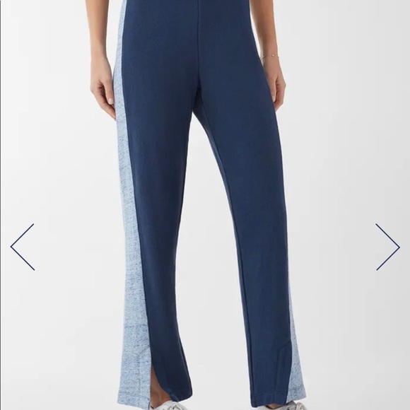 Splendid Ryder Active Wide Leg Flare Stripe Sweatpants Size Small NWT - Picture 2 of 13